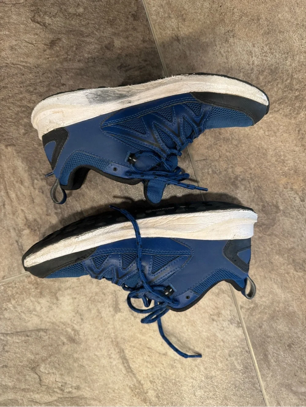 Columbia Blue and Black Mesh Trail Shoe